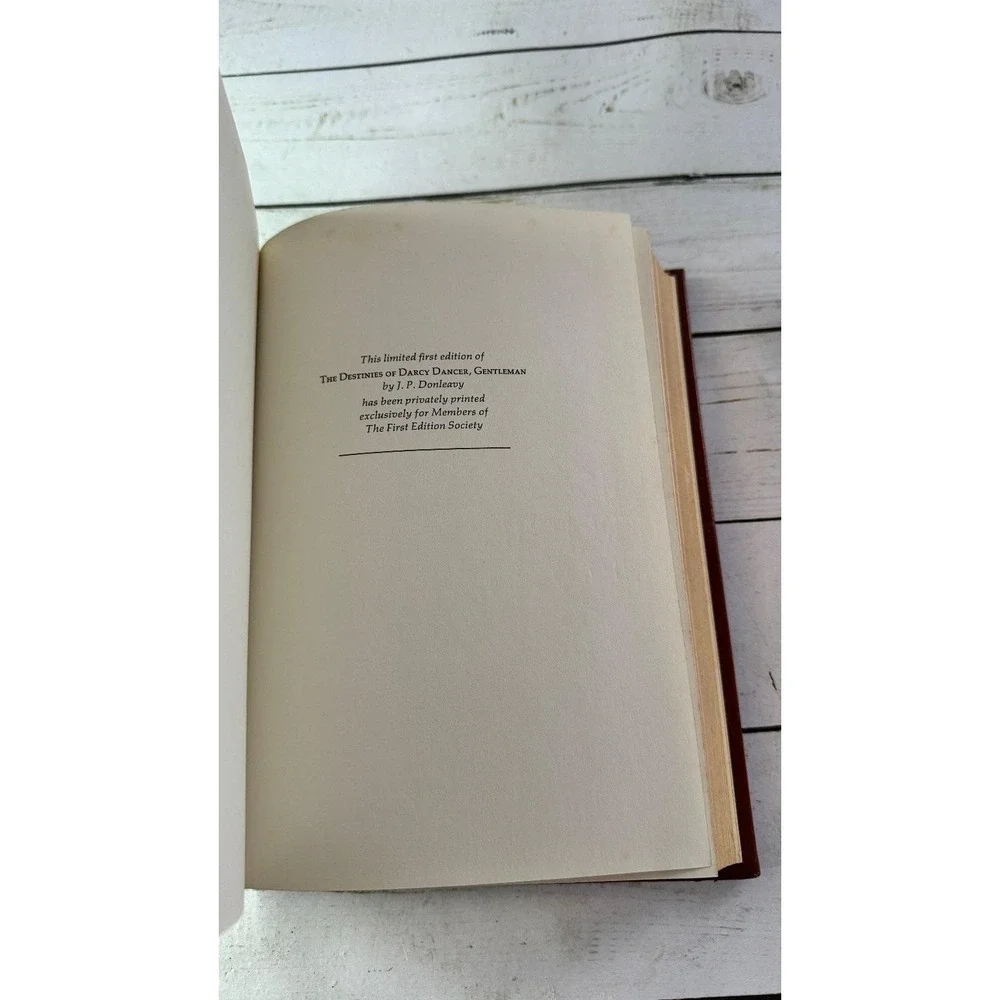 Destinies of Darcy Dancer Gentleman J.P. Donleavy 1977 Franklin Library 1st Ed